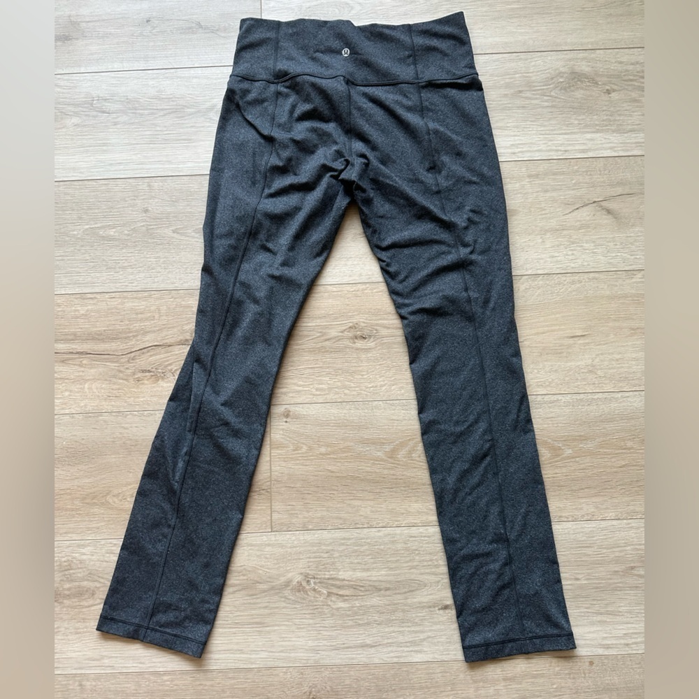 lululemon athletica Grey Straight Leg Yoga Pants
